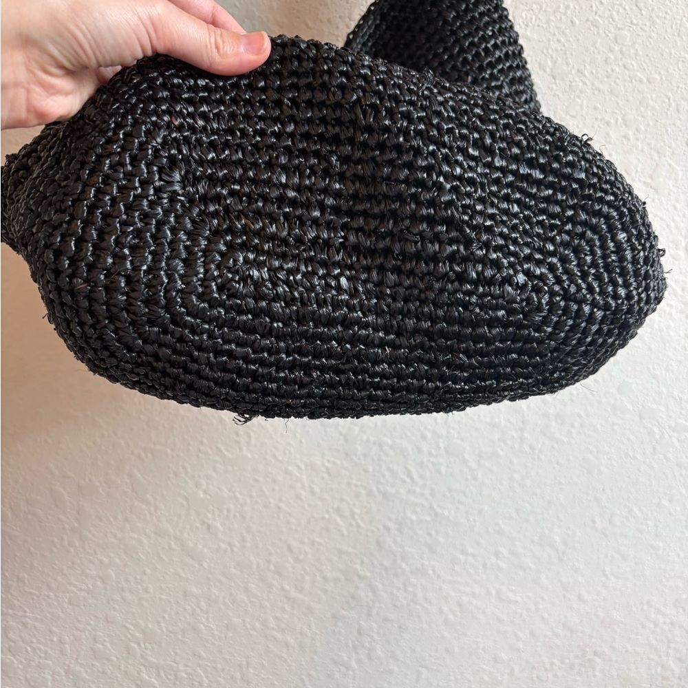 Laggo Raffia bag with braided shoulder strap - Picture 3 of 7